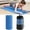 Blue, variant on 24.8 x 72in Yoga Mat with Towel and Storage Bag, Sweat Absorption and Stain Prevention for Daily Indoor and Outdoor Sports(Orange)
