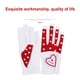 thumbnail image 2 of Greeniant Guante de golf para mujer Microfibra en forma de corazón Antideslizante Cómodo Ajustable Accesorios de golf resistentes al desgaste Red-19 Golf Azul-22 Greeniant OD019678-15, 2 of 6