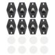 thumbnail image 1 of 16 Pcs Self Adhesive Caster Wheels Mini Swivel Wheels Rotatable Sticky Pulleys, 1 of 5