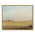 thumbnail image 5 of Drsoum Vintage Farmhouse Wheat Field Wall Art 11x14in Natural Framed Rustic Retro Countryside Landscape Prints Classic Decorations for Living Room Bedroom, 5 of 6