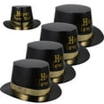thumbnail image 1 of Minkissy 5Pcs Paper Hat Yellow Festive Atmosphere For New Year Celebrations, 1 of 4