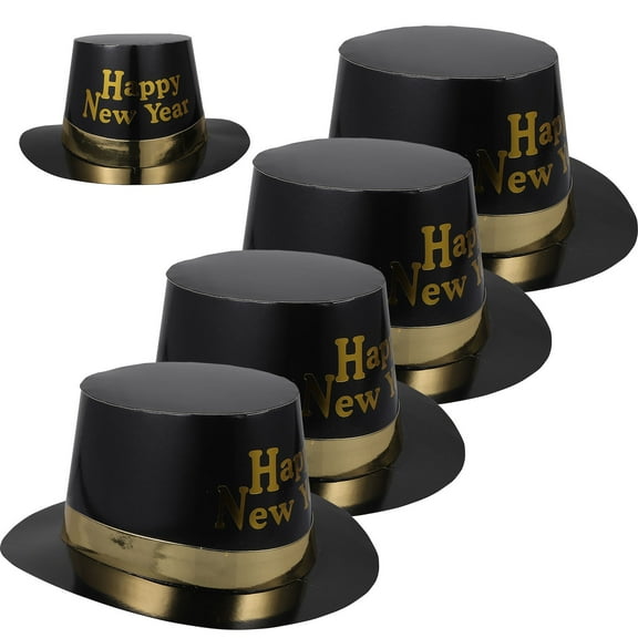 HEMOTON 5 Pcs Creative Paper Birthday Hats for Men and Children, Fun Party Headdress Accessories