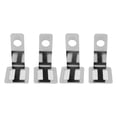 thumbnail image 1 of Turn Signal Lamp Bracket, 2pcs Universal Simple Installation Rear Indicator Light Holder  For Motorcycle Silver, 1 of 8