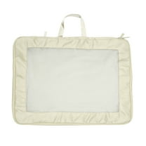 Unique Bargains 1 Pc Portable Packing Cube for Luggage 17.72"x4.72"x12.99" Beige