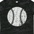 thumbnail image 4 of Inktastic Distressed Baseball in White Boys or Girls Toddler T-Shirt, 4 of 5