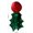 Red Green, variant on HOARBOEG Christmas Throw Pillows, Velvet Xmas Stuffed Cushions Santa Holly Wreath Reindeer Gingerbread Shapes, Festive Plush Decorative Pillows for Sofa Holiday Party