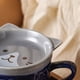 thumbnail image 2 of 2X Tazas de Café de CeráMica Creativas con Tapa de Porcelana de Desayuno Familiar de Jugo de Leche Bebida (Azul), 2 of 3