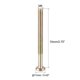 thumbnail image 2 of Tornillos de muebles M6x70mm con socket hexagonal, fijaciones galvanizadas, tornillos de media rosca de acero al carbono, 10 Pcs, 2 of 4