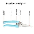 thumbnail image 6 of Garden Pruning Shears under $5! CQCYD Garden Pruning Shears for Plants, Stainless Steel Hand Pruners, Bypass Gardening Scissors, Yard Work Cutting Tools, 6 of 9