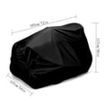 thumbnail image 2 of 210D Oxford Cloth Riding Lawn Mower Cover Waterproof UV-Resistant 72x54x46 in, 2 of 6