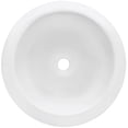thumbnail image 6 of Ruvati Rvb0318 Vista 18" Round Porcelain Vessel Bathroom Sink - White, 6 of 7