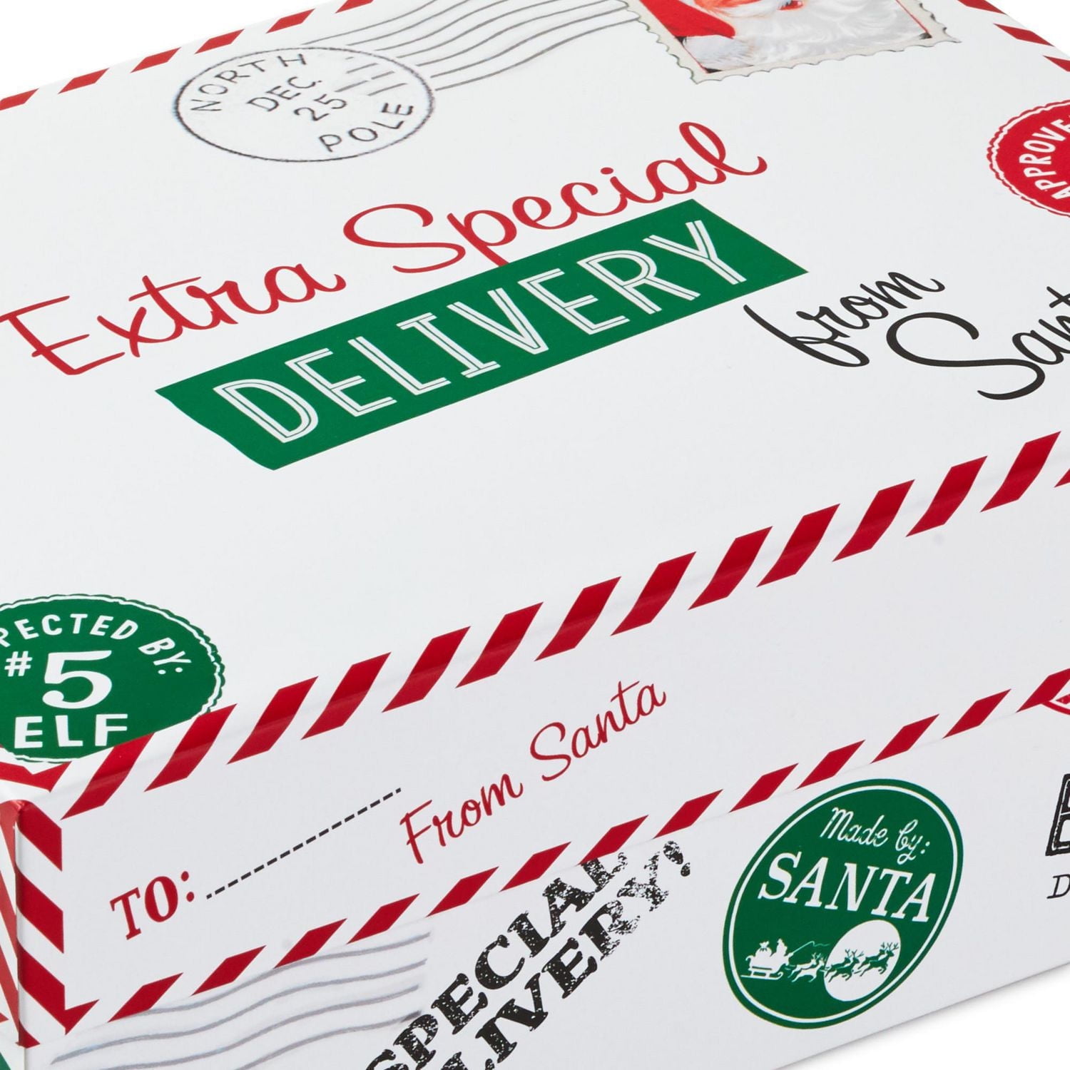 Hallmark Medium Christmas Gift Box with Lid (Special Delivery)