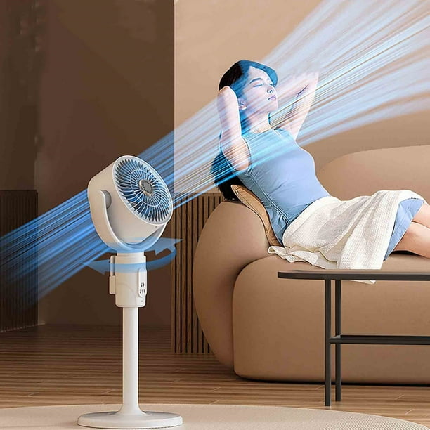 LeaderPro 2 en 1 Ventilateur Silencieux 3D Oscillant Sur Pied et de