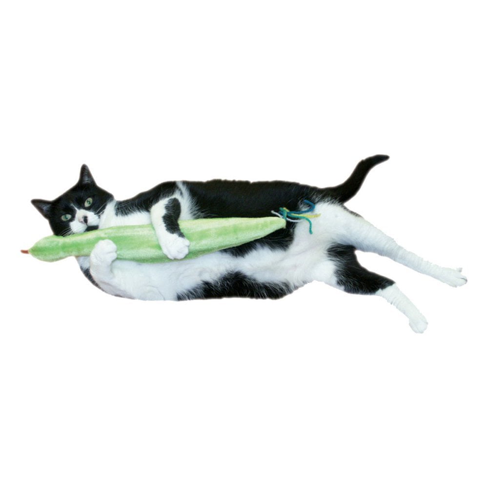 Imperial Cat Plush Refillable Catnip Cat Toy with Organic Catnip, Green