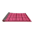 thumbnail image 2 of Ahgly Company Indoor Round Abstract Pink Modern Area Rugs, 6' Round, 2 of 4