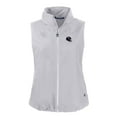 thumbnail image 2 of Women's Cutter & Buck Gray Chicago Bears Helmet Logo Charter Eco Recycled Full-Zip Vest, 2 of 3