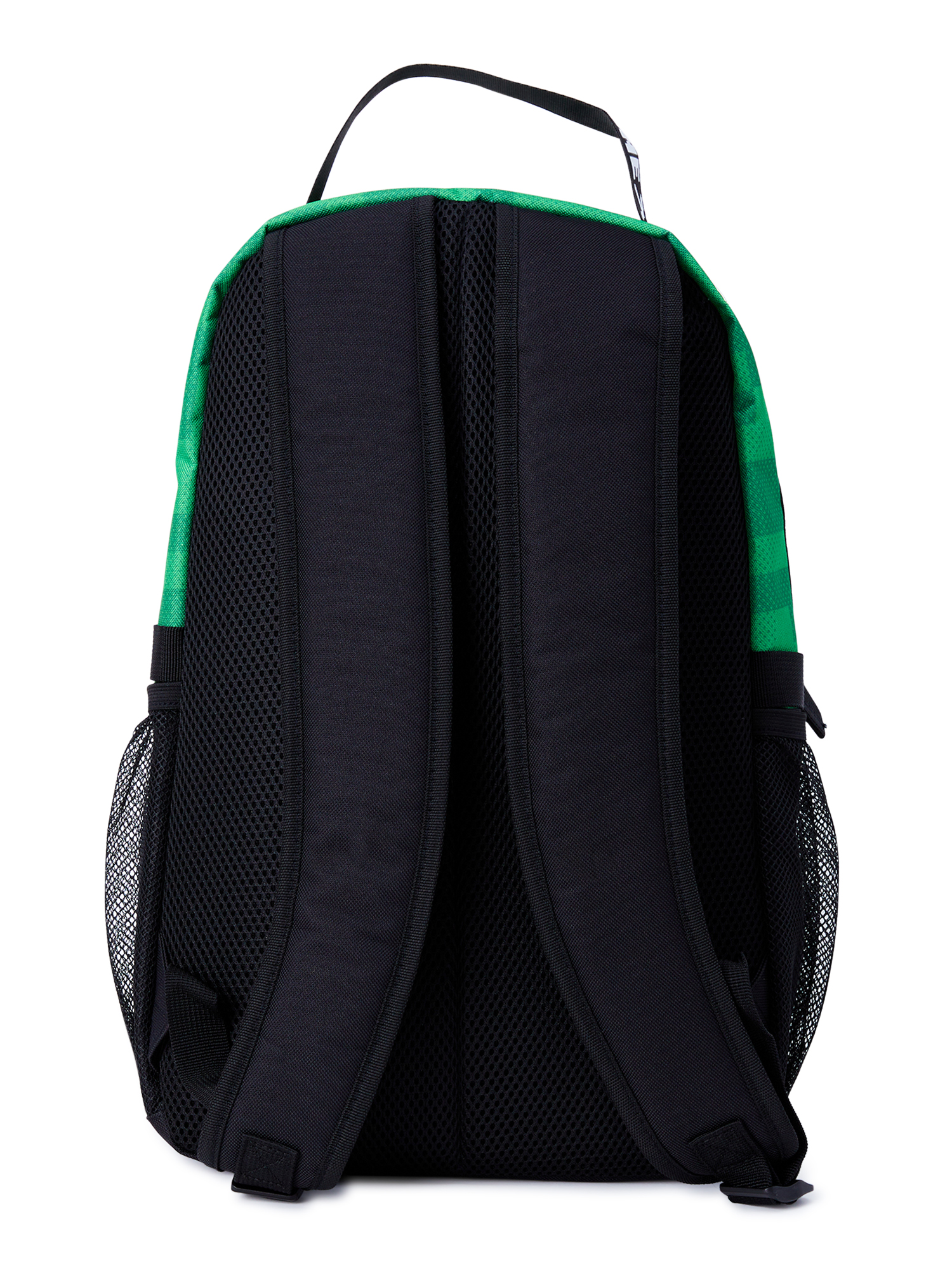 Minecraft Pickaxe Creeper Unisex 18" Laptop Backpack, Green Black - image 2 of 5