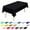 Black, variant on 10 Pack Premium Disposable Plastic Tablecloth 54" X 108" Rectangle Table Cover for Birthdays Weddings Christmas Anniversary Buffet Table,White