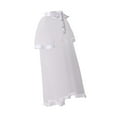thumbnail image 4 of Milageto Women High Low Tutu Skirts Fancy Dress for Cocktail Spectial Occasion Formal White, 4 of 8