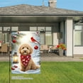 thumbnail image 3 of JOOCAR Christmas Dog with Red Cardinal and Lantern Garden Flag for Winter Christmas Home Outdoor Garden Yard Door Decor 12x18 inch, 3 of 5