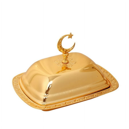 

Fruit Tray Appetizer Tray Iron Serving Platter Candy Tray Fruit Plate With Lid