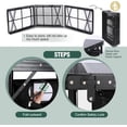 thumbnail image 4 of REDCAMP Extra Long Camping Kitchen Tri-Fold Table with Storage Organizer, Folding Camping Cook Station Grill Table Portable for Party Courtyard Picnic, 4 of 7