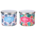 thumbnail image 6 of Mainstays Salt & Surf and Bright Hibiscus Scented 3-Wick Candle, 14 oz., 2-Pack, 6 of 10