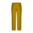 thumbnail image 4 of Up to 65% off Men's Pants Loose Solid Color Slacks Pockets Trousers Slim Fit Baggy Pants Wide Leg Slacks Casual Straight Leg Trousers Elasticated Waist Pants Trendy Golf Slacks, 4 of 5