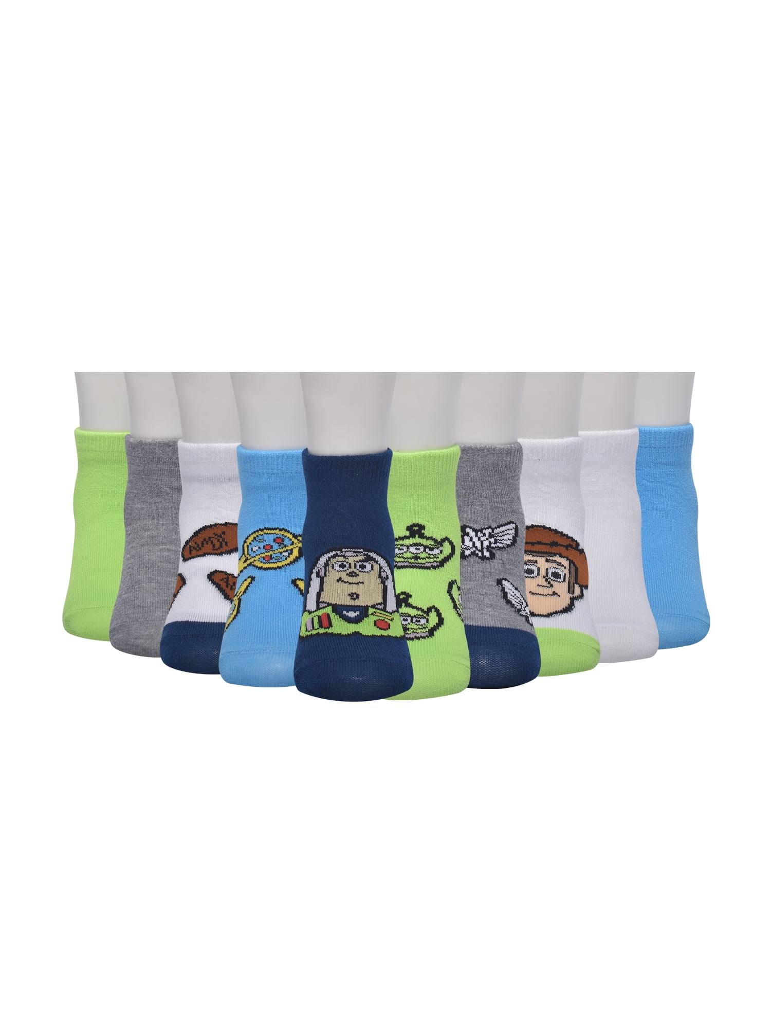 Character Toddler Ankle Socks, 10-pack, Sizes 12M- 5T