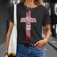 thumbnail image 4 of Cool Lion Of Judah Nice Cross Jesus Christians Men Women TShirt, 4 of 6