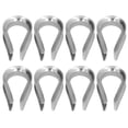 thumbnail image 1 of Herwey Stainless Steel Thimble,50Pcs Wire Rope Thimble Stainless Steel Cable Rigging Tools for Shipbuilding Industry,Cable Timble, 1 of 8