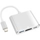 thumbnail image 1 of Adaptador USB C a HDMI, convertidor AV multipuerto 4K Battony, 1 of 7