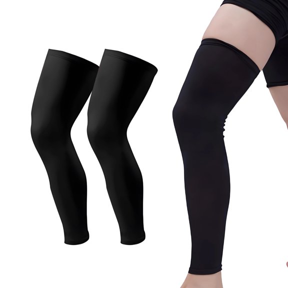 BESTSKY 2Pcs Knee Pads for Women,Sweat-Wicking and Breathable Knee Compression Sleeve Women,Anti-Slip Silicone Strips Knee Sleeves for Women,S