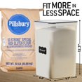 thumbnail image 2 of Recipientes de almacenamiento de alimentos WHITE FEATHER SUPPLIES, 8.5 L x 2, 2 of 9