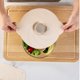 thumbnail image 4 of Campana Para Cocina Silica Gel Fresh Keeping Cover Vacuum Self Priming Sealing Cover Kitchen Pot And Bowl Cover Microwave Splashing Proof Cover Diameter 9.45 Inches, 4 of 7