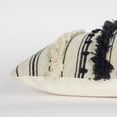 thumbnail image 2 of Rizzy Home Stripe 14" x 26" Poly Pillow with Textured Cotton Cover-Natural/Black, 2 of 2