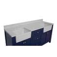 thumbnail image 4 of Yorkshire 72" Bathroom Vanity with Royal Blue Cabinet and Engineered Marble Top, 4 of 6