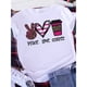 thumbnail image 5 of Brave Soul L-Camiseta blanca con letras Retro americanas para mujer, camiseta holgada de manga corta con cuello redondo, Top informal de talla grande de gran tamaño, 5 of 5