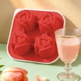 thumbnail image 6 of Flower Shaped Silicone Ice Tray, Household Flexible Ice Cube Mold for Freezer, BPA-Free Reusable Ice Tray for Drinks, Pretty Flower Ice Maker, 6 of 7