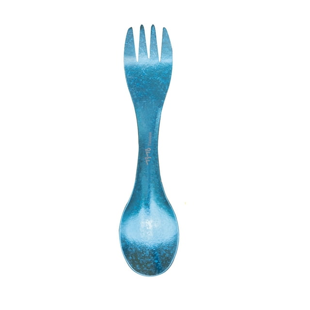 Titanium Spork Ultra Light Spoon Fork Portable Flatware 2 In 1 Camping Utensil for Backpacking Hiking Outdoors