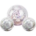 thumbnail image 1 of Ballon de Plage Gonflable Ballon de Natation Ballon de Piscine Pailleté - 3 Pcs, 1 of 5