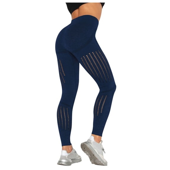 QHFBli High - Waisted Women's Yoga Pants Women's High Performance Push Up Yoga Pants for Running Sport and Casual Stretch Fit Comfort Flexible