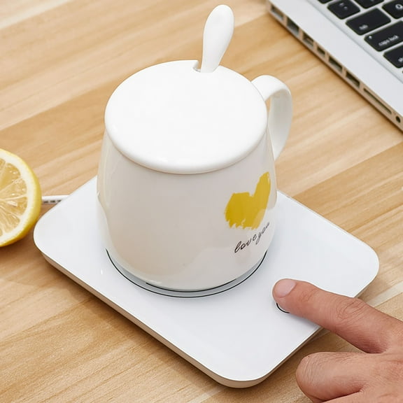 Electric Coffee Mug Warmer,Mug Heater,Desk Accessories,with Automatic Shut Off and Tempe Setting,Gift for Men,Beverage Tea Water Milk Warmer for All Cups,Constant Temperature