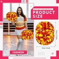 thumbnail image 2 of 24 PCS pom poms Cheerleading,13.8inch Sports Team Spirits Cheering Squad Dance Training with Handle, 2 of 6
