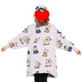 thumbnail image 1 of goowrom Pyjama pour Enfants Couverture Réversible avec Animaux et Capuche, 1 of 9