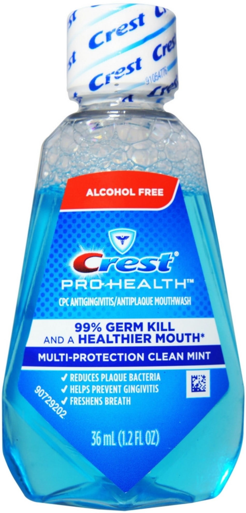 Crest ProHealth Mouthwash, Alcohol Free, MultiProtection Clean Mint 1