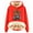 Red, variant on Womens Hoodies Highland Cattle Print Long Sleeve Hooded Sweatshirts Fall Fashion Casual Pullover Tops 2025 Winter Clothes