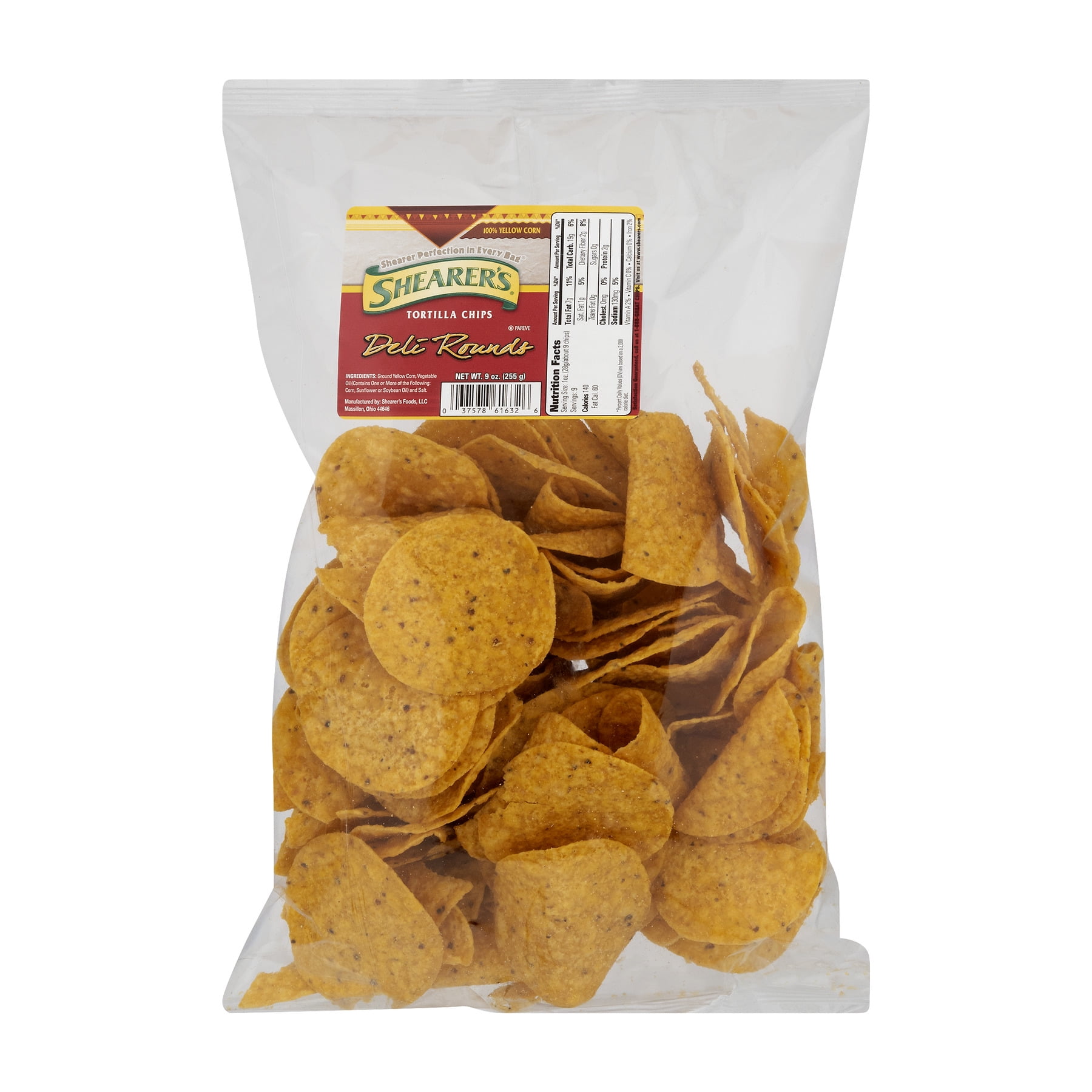 Shearer's Foods Tortilla Chips Deli Rounds