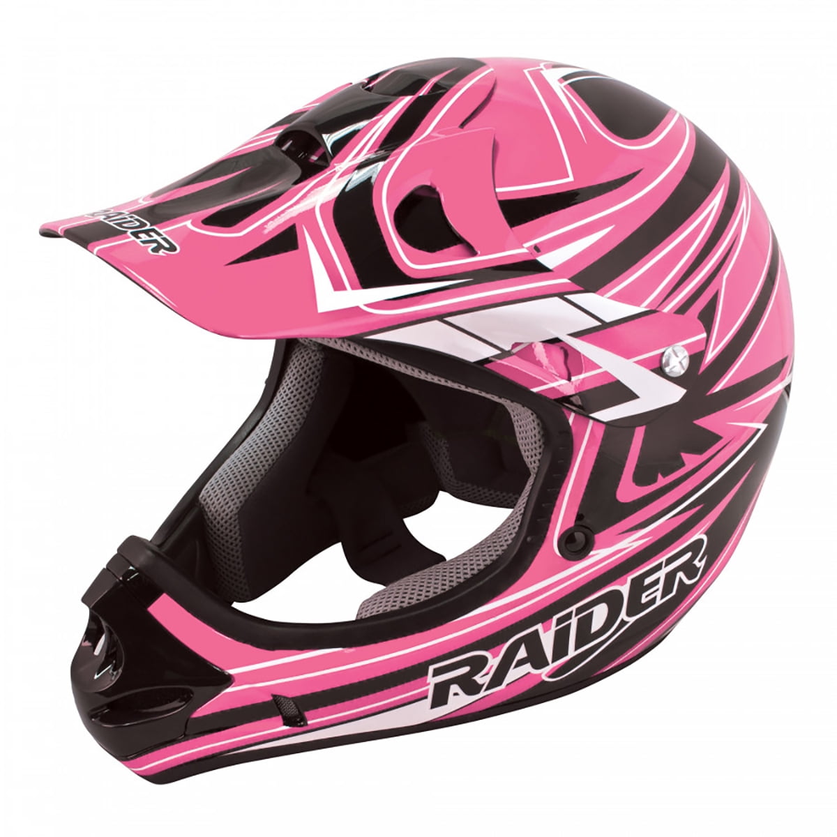 pink dirt bike helmet