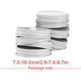 thumbnail image 4 of Bearachild 1 Juego de tapas de boca estándar, Material de hojalata, buen rendimiento de sellado con junta de silicona, tapas duraderas para Almacenamiento y organización del hogar Blanco 86MM, 4 of 6